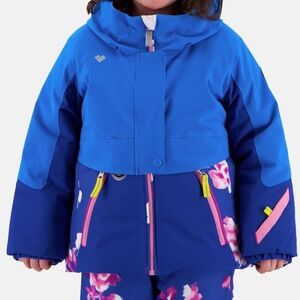 Obermeyer - Girls Stormy Jacket - size 5 - Blue Vibes color